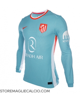 Atletico Madrid Maglia Gara Trasferta Repliche 2024-25 Maniche Lunghe